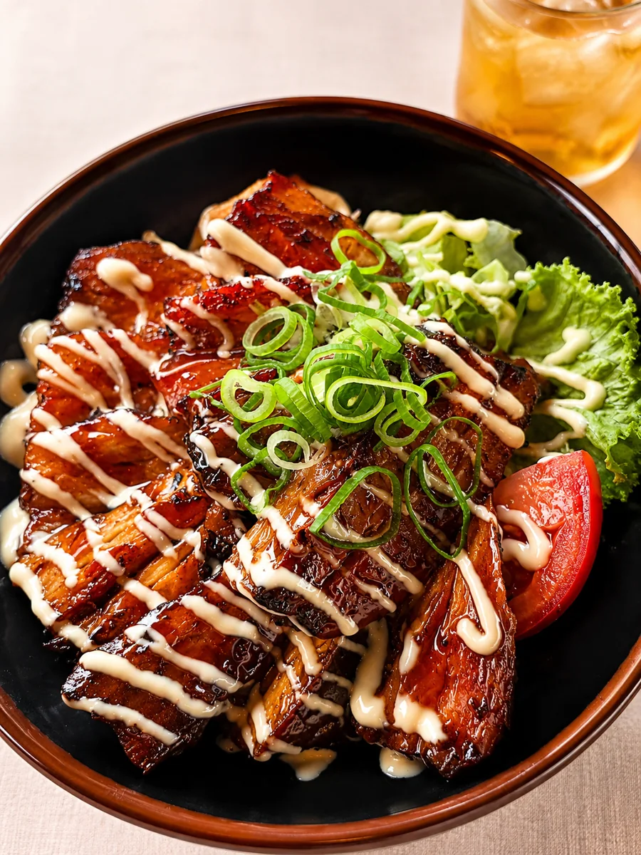 A teriyaki-style chicken rice bowl at Cameron Japanese Family Restaurant